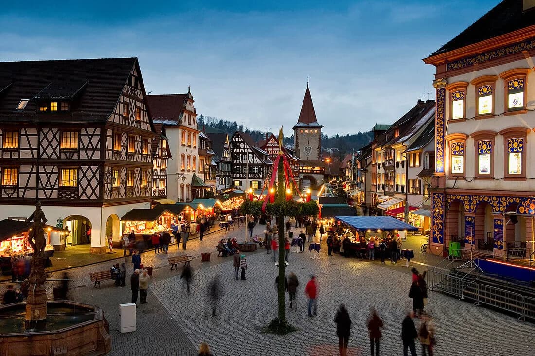 Gengenbach, Germany, christmas market in