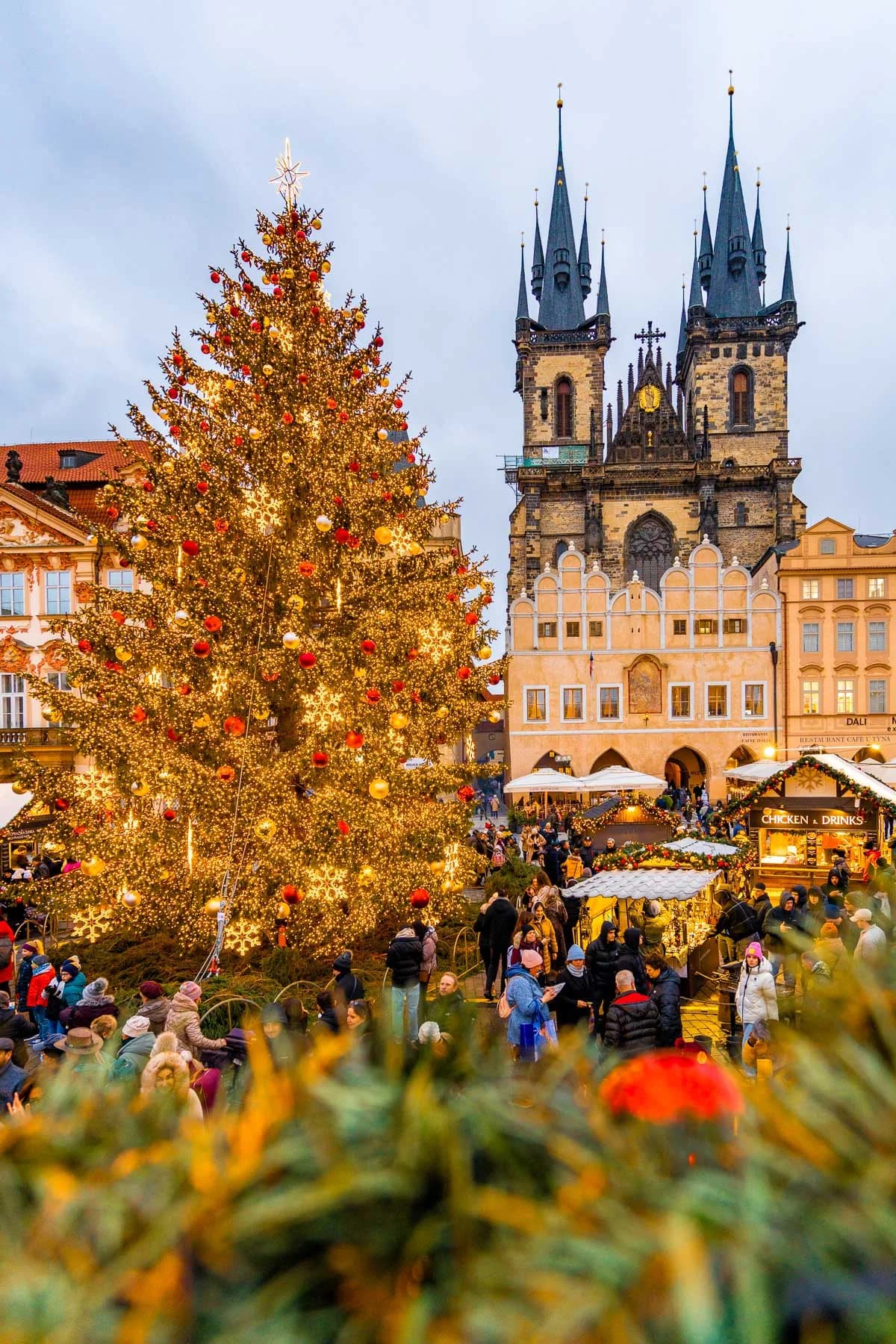 Prague, Czech Republic, christmas market in