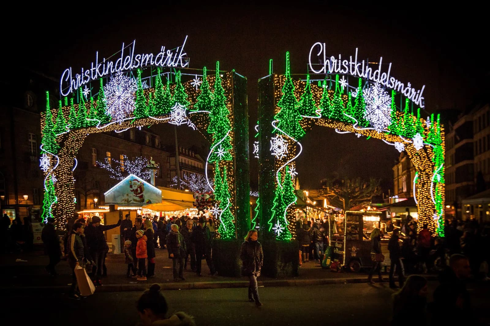 Strasbourg, France, christmas market in