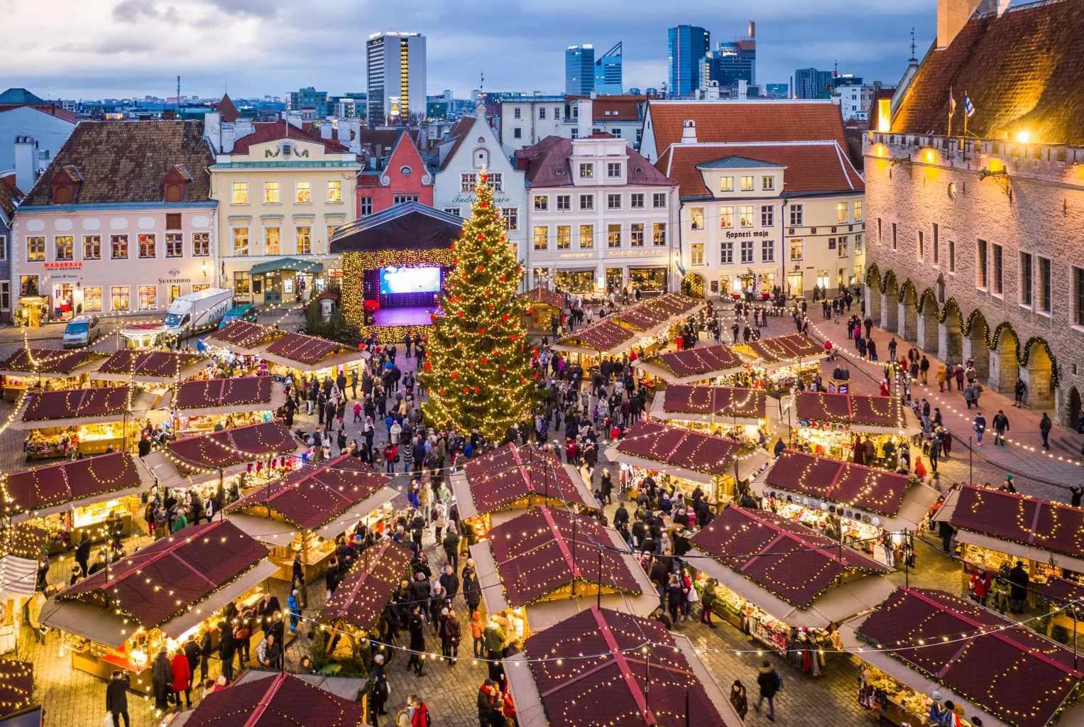 Tallinn, Estonia, christmas market in